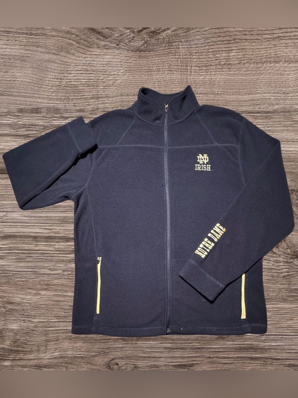 Colosseum Notre Dame Fighting Irish Full Zip Fleece Jacket